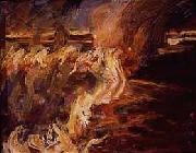 Akseli Gallen-Kallela The Veldt Ablaze at Ukamba oil painting picture wholesale